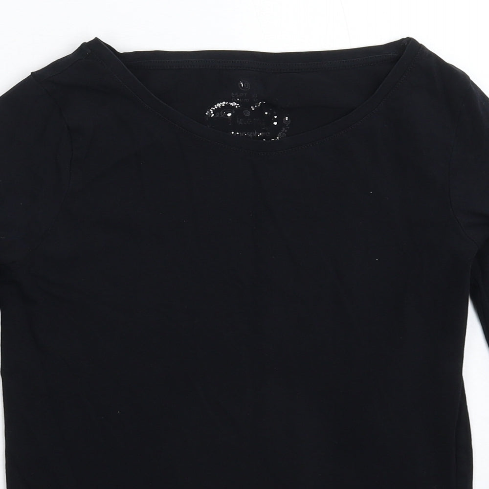 Atmosphere Womens Black   Basic T-Shirt Size 10