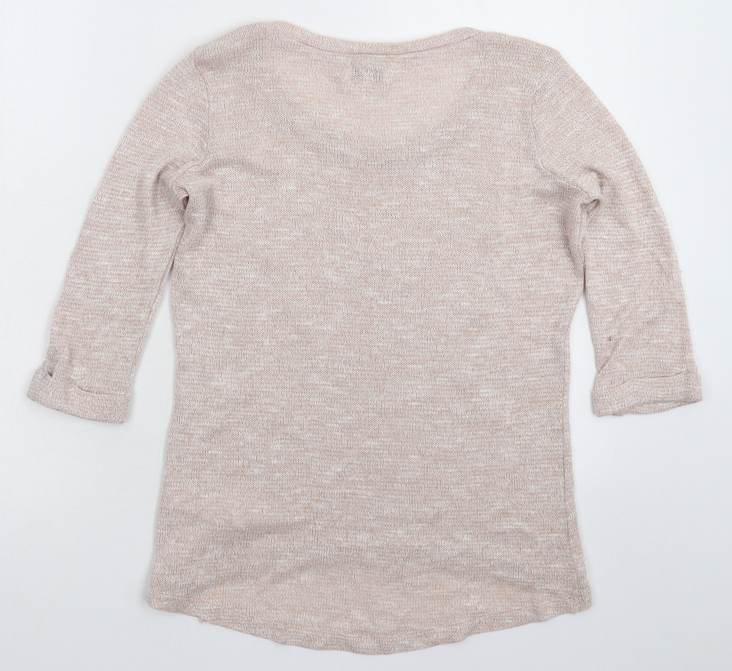 New Look Womens Beige  Knit Pullover Jumper Size 10