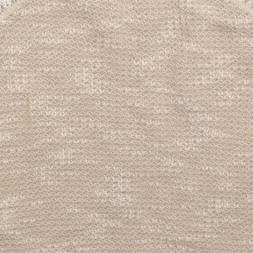 New Look Womens Beige  Knit Pullover Jumper Size 8