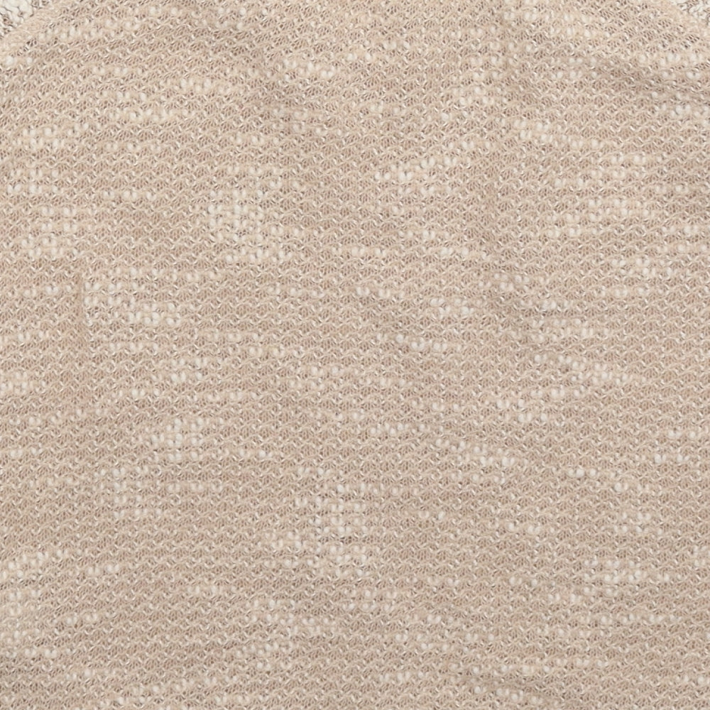New Look Womens Beige  Knit Pullover Jumper Size 8