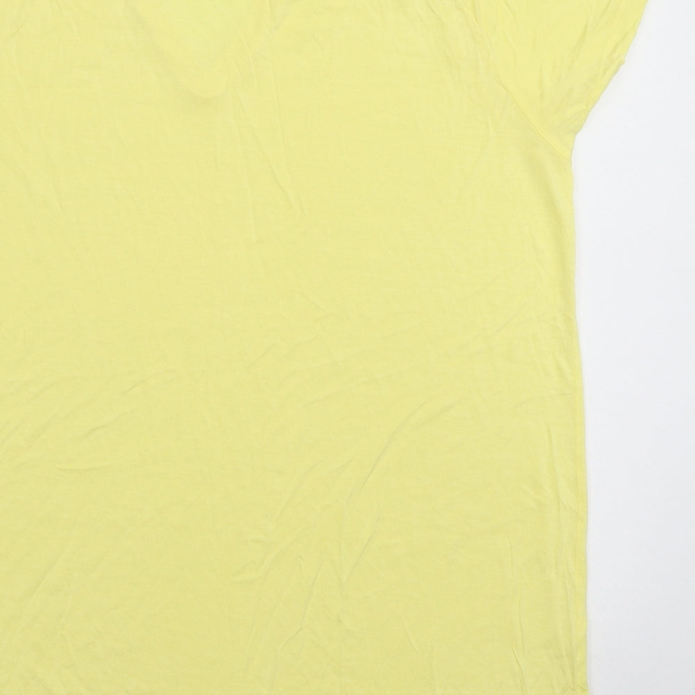 Primark Womens Yellow   Basic T-Shirt Size 16