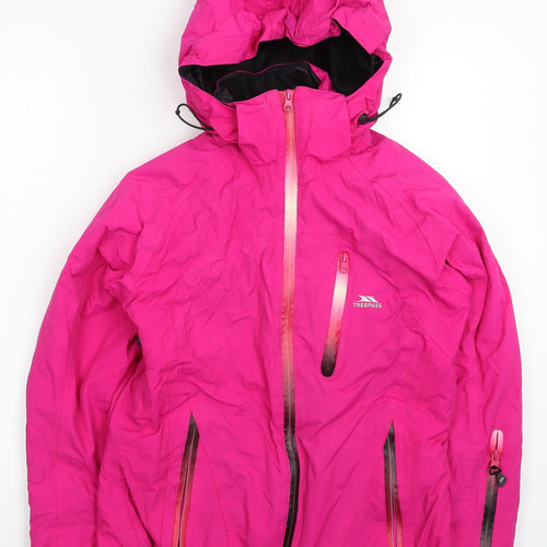 Trespass Womens Pink   Rain Coat Jacket Size S