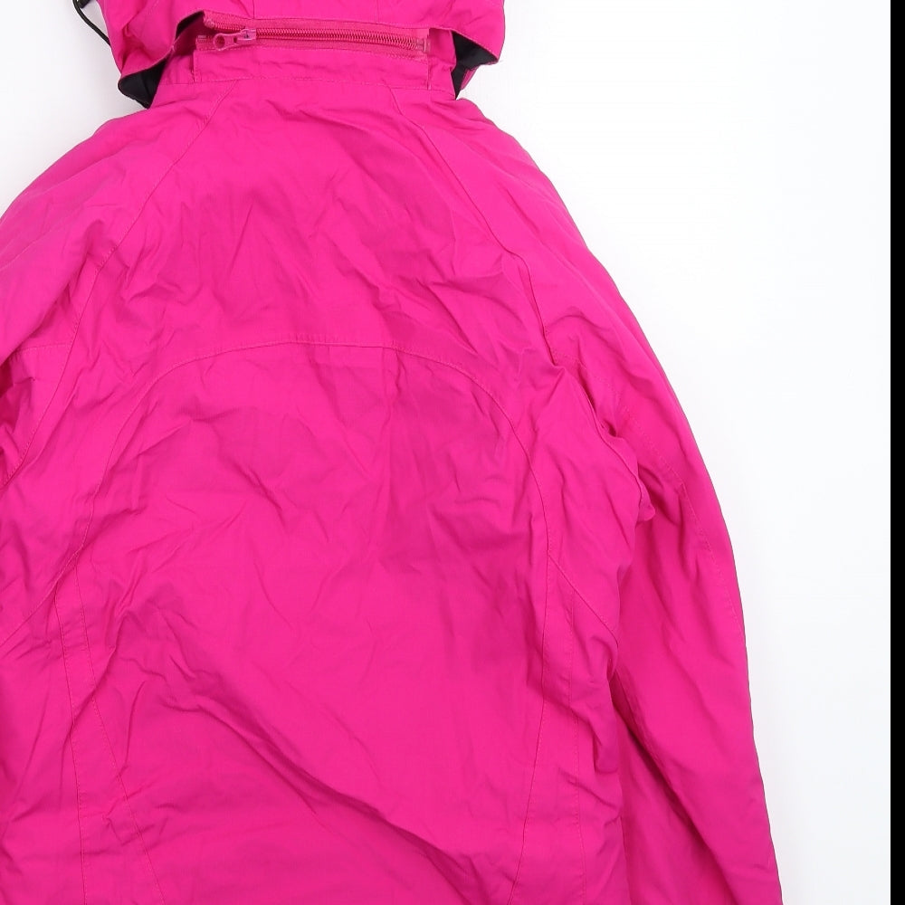 Trespass Womens Pink   Rain Coat Jacket Size S