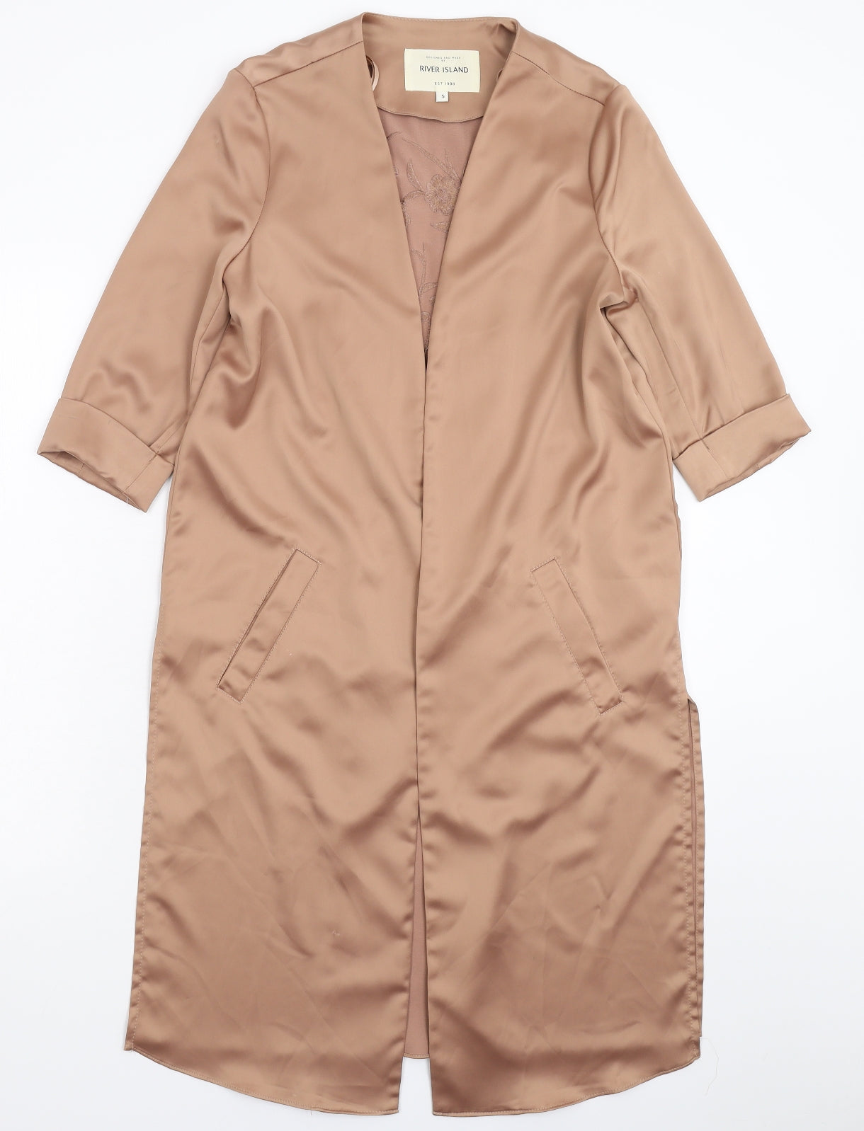 River Island Womens Beige   Jacket Blazer Size S