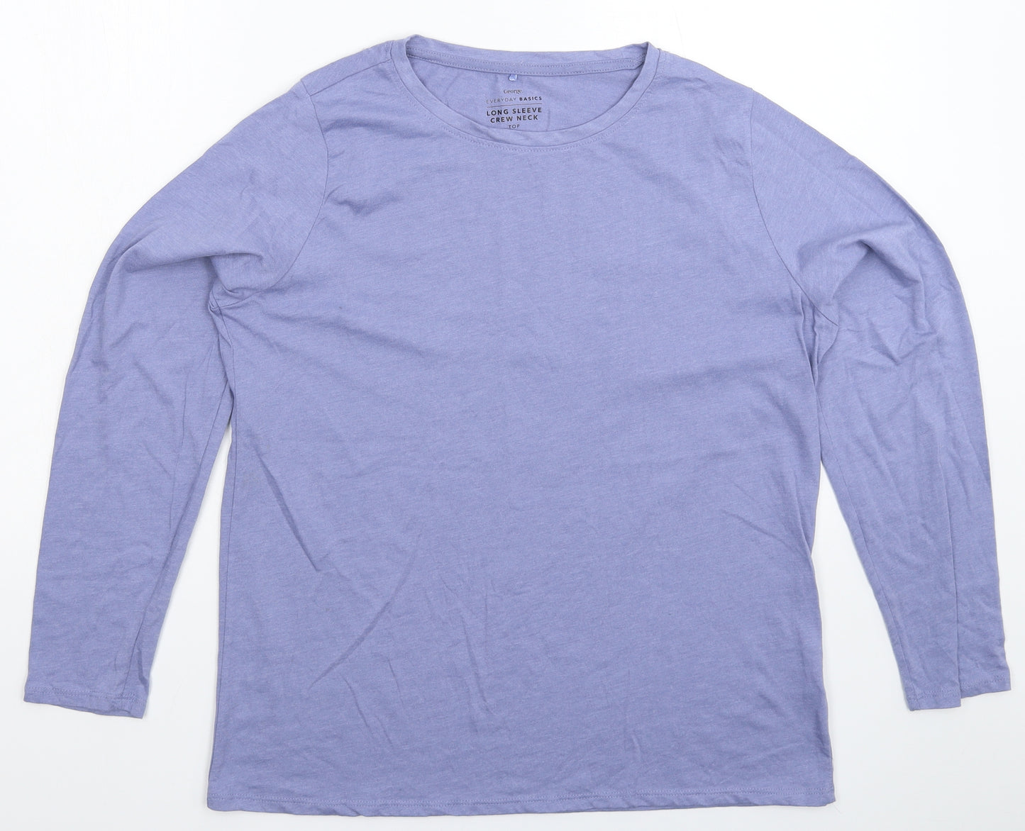 George Womens Blue   Basic T-Shirt Size 16