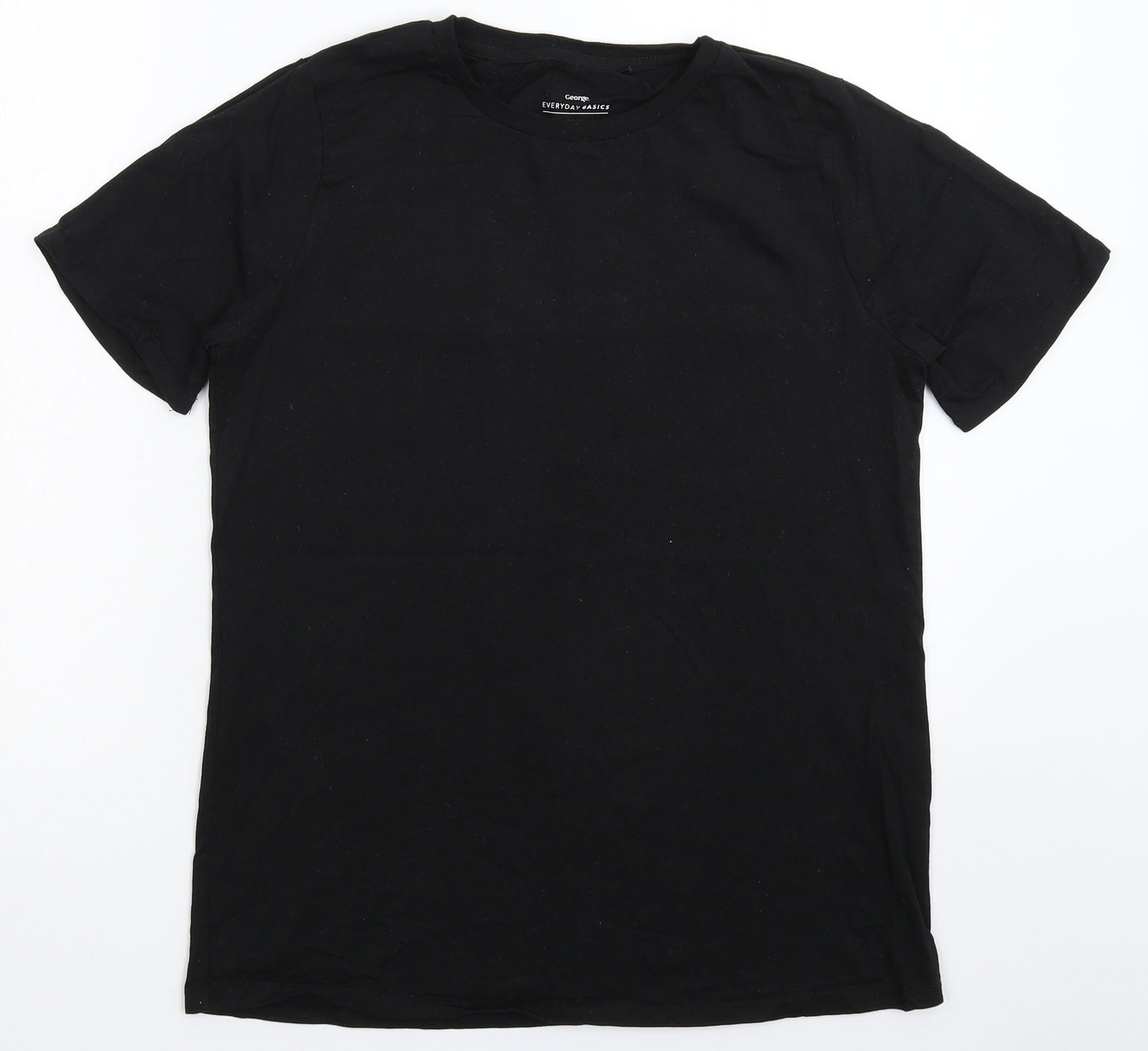 George Womens Black   Basic T-Shirt Size 16
