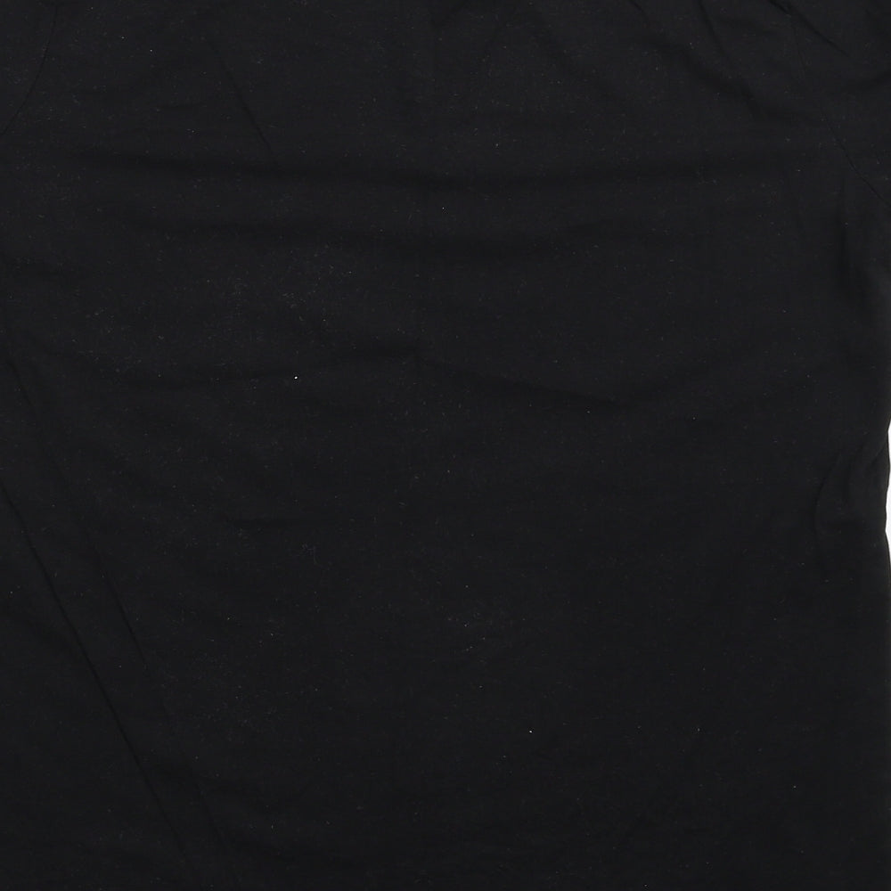 George Womens Black   Basic T-Shirt Size 16