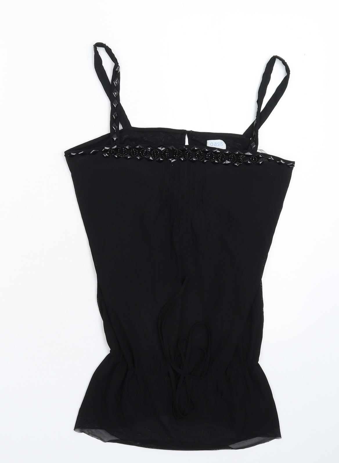 Oasis Womens Black   Basic Tank Size 14