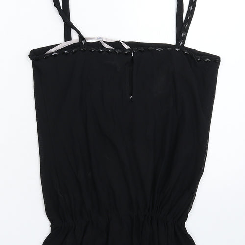 Oasis Womens Black   Basic Tank Size 14