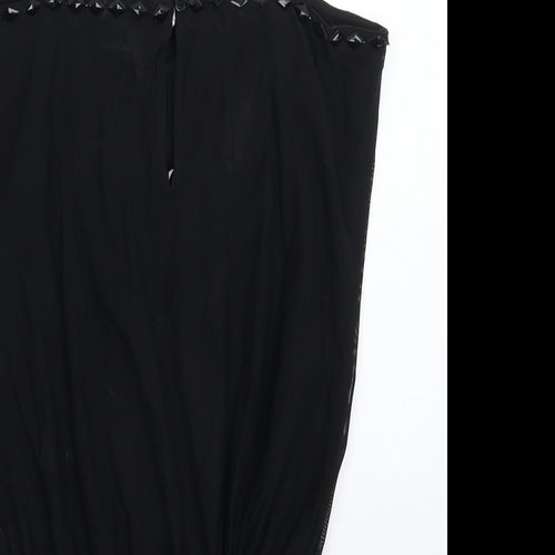 Oasis Womens Black   Basic Tank Size 14