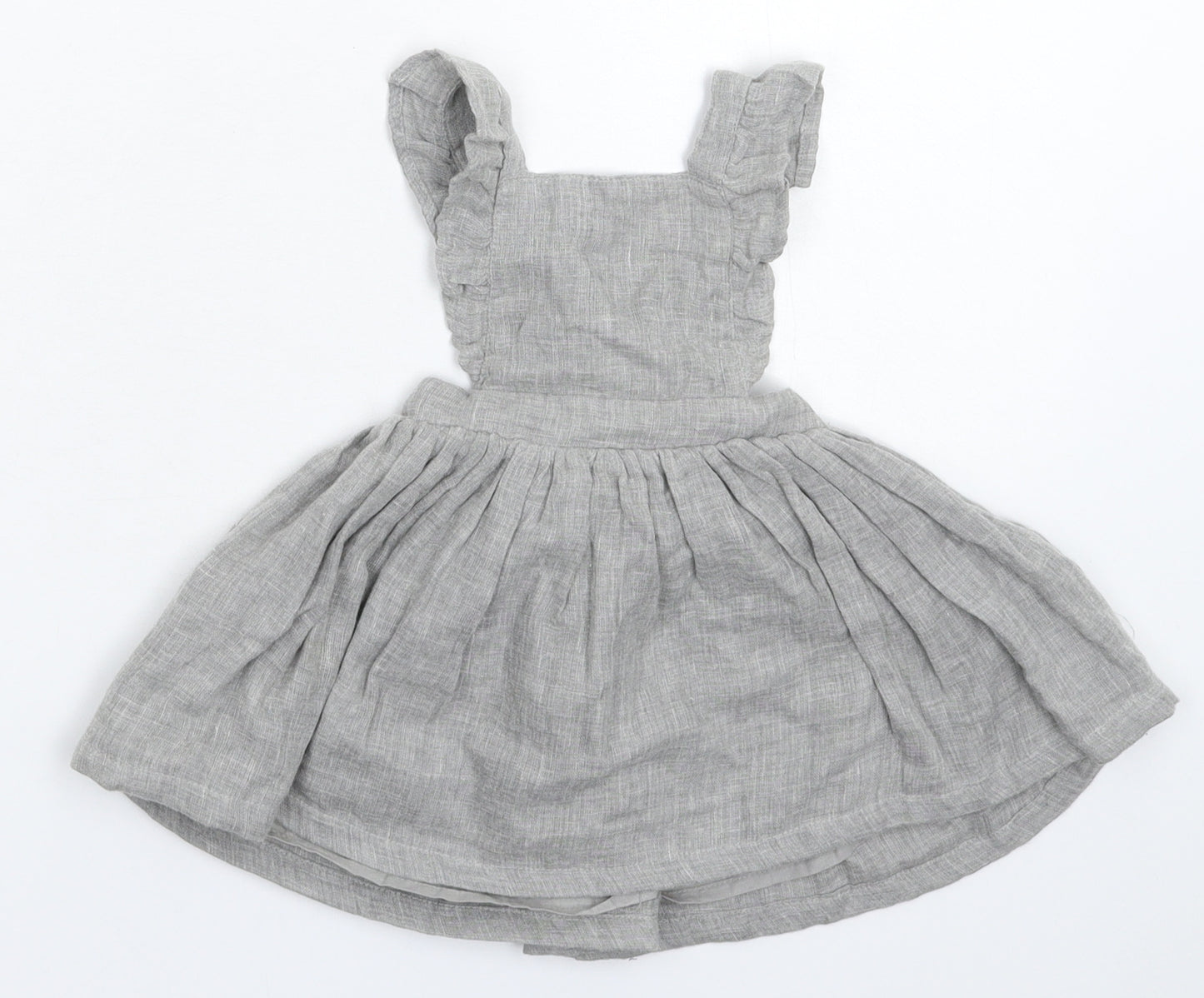 Matalan Girls Grey   Fit & Flare  Size 6-9 Months