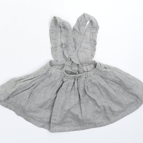 Matalan Girls Grey   Fit & Flare  Size 6-9 Months