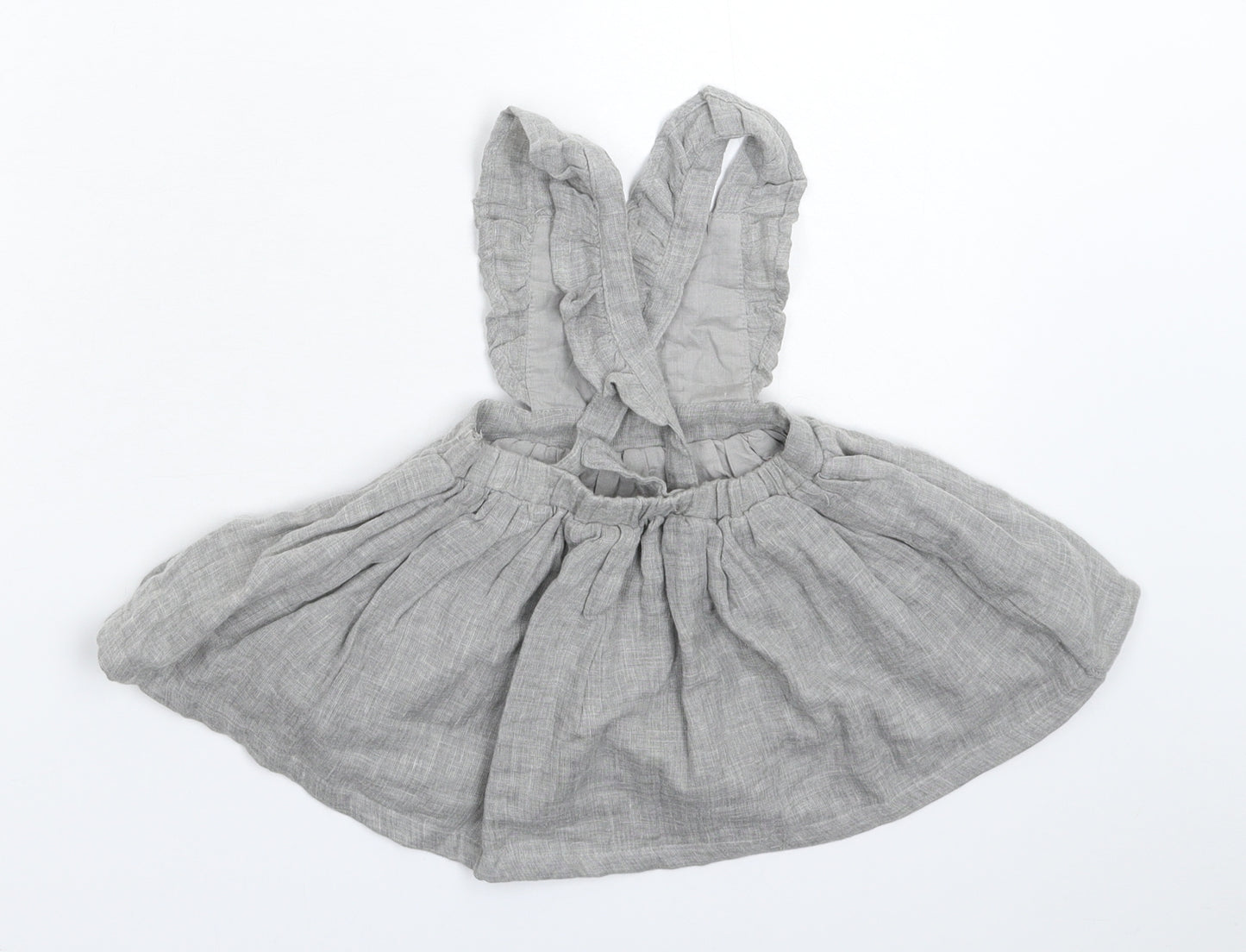 Matalan Girls Grey   Fit & Flare  Size 6-9 Months