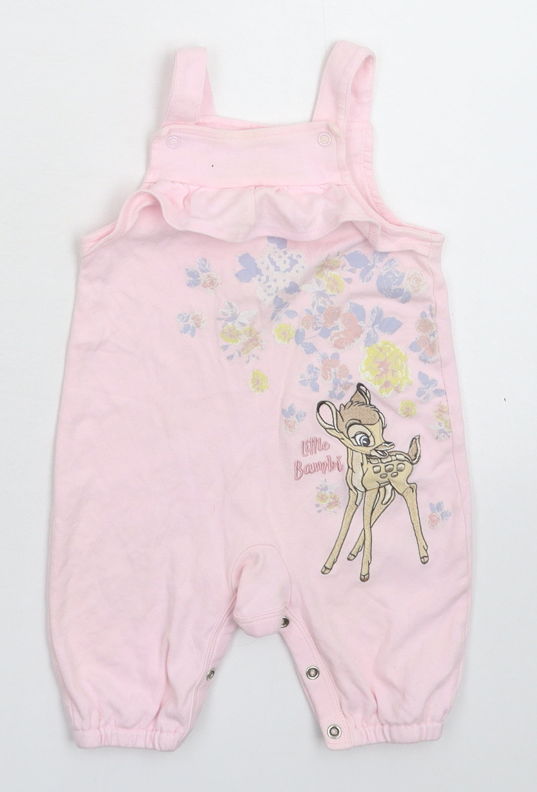 Disney Girls Pink   Babygrow One-Piece Size 6-9 Months