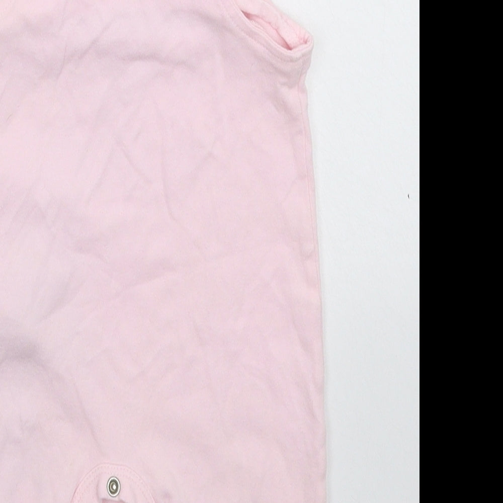 Disney Girls Pink   Babygrow One-Piece Size 6-9 Months