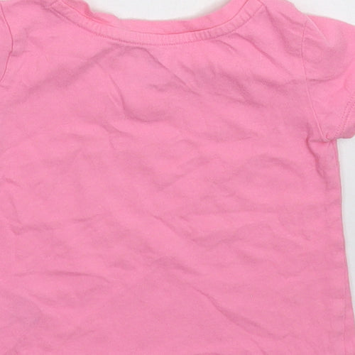 Gap Girls Pink   Basic T-Shirt Size 9-12 Months
