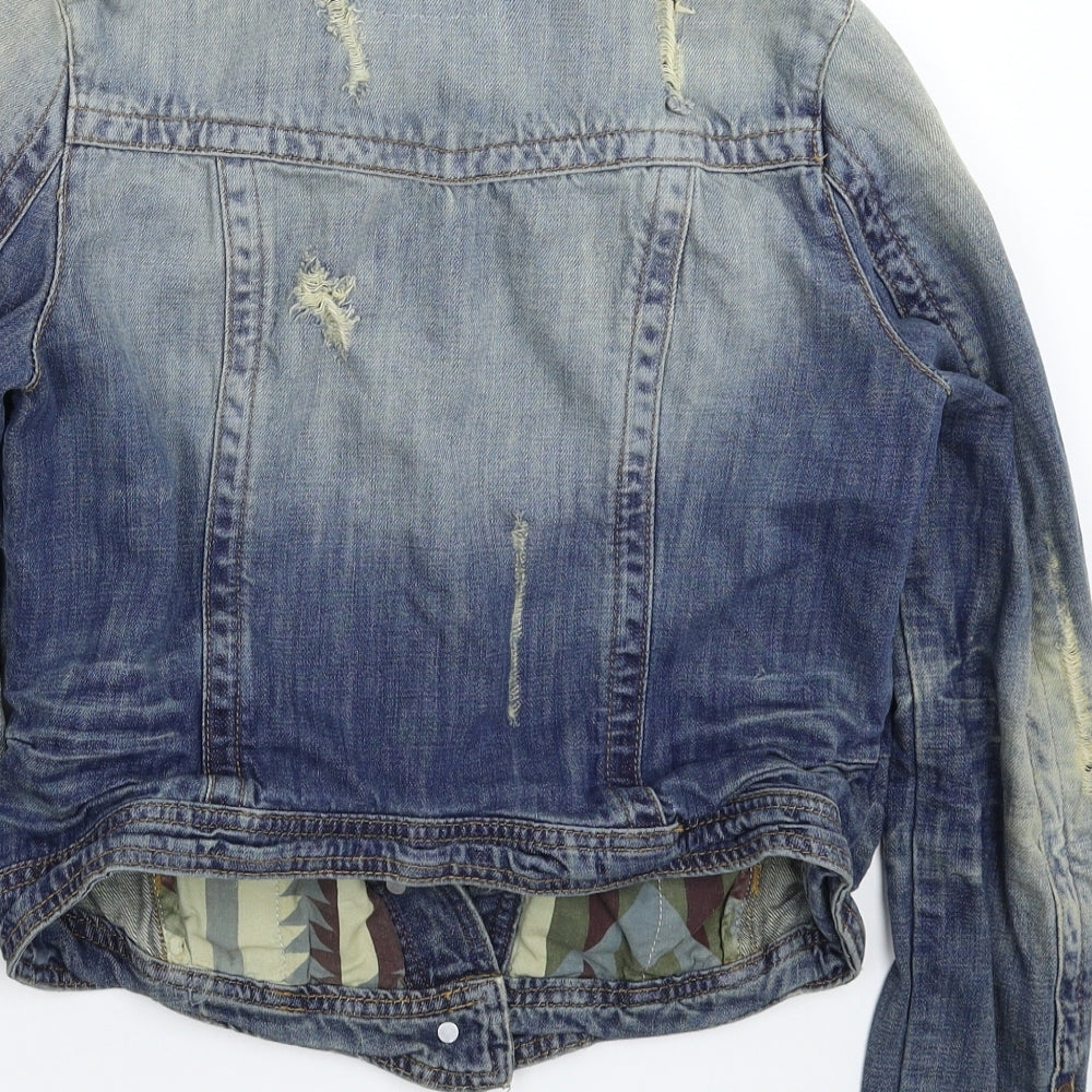 River Island Womens Blue  Denim Jacket  Size 10