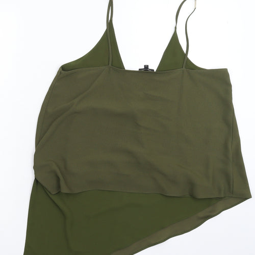 River Island Womens Green   Basic Tank Size 14