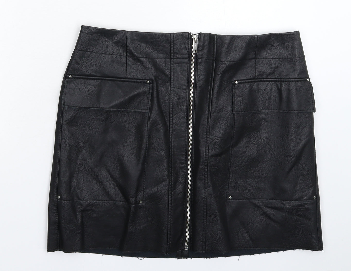 River Island Womens Black   Mini Skirt Size 14