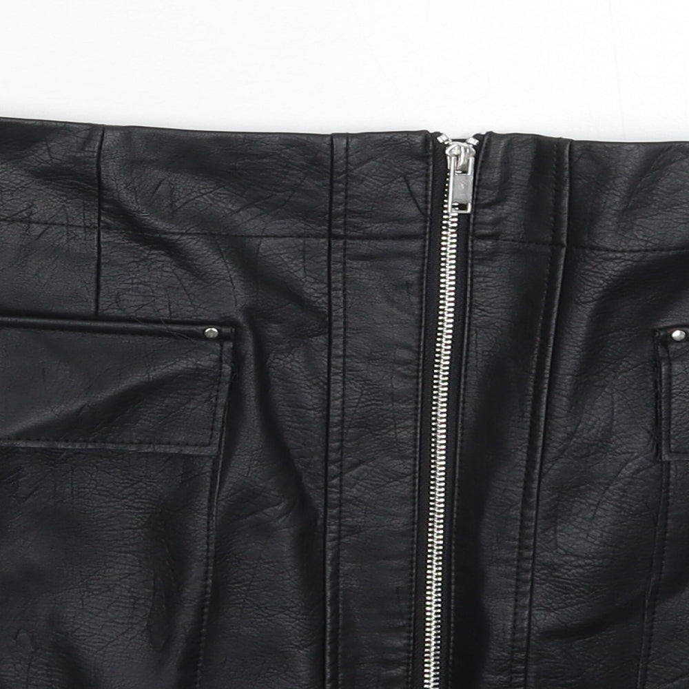 River Island Womens Black   Mini Skirt Size 14