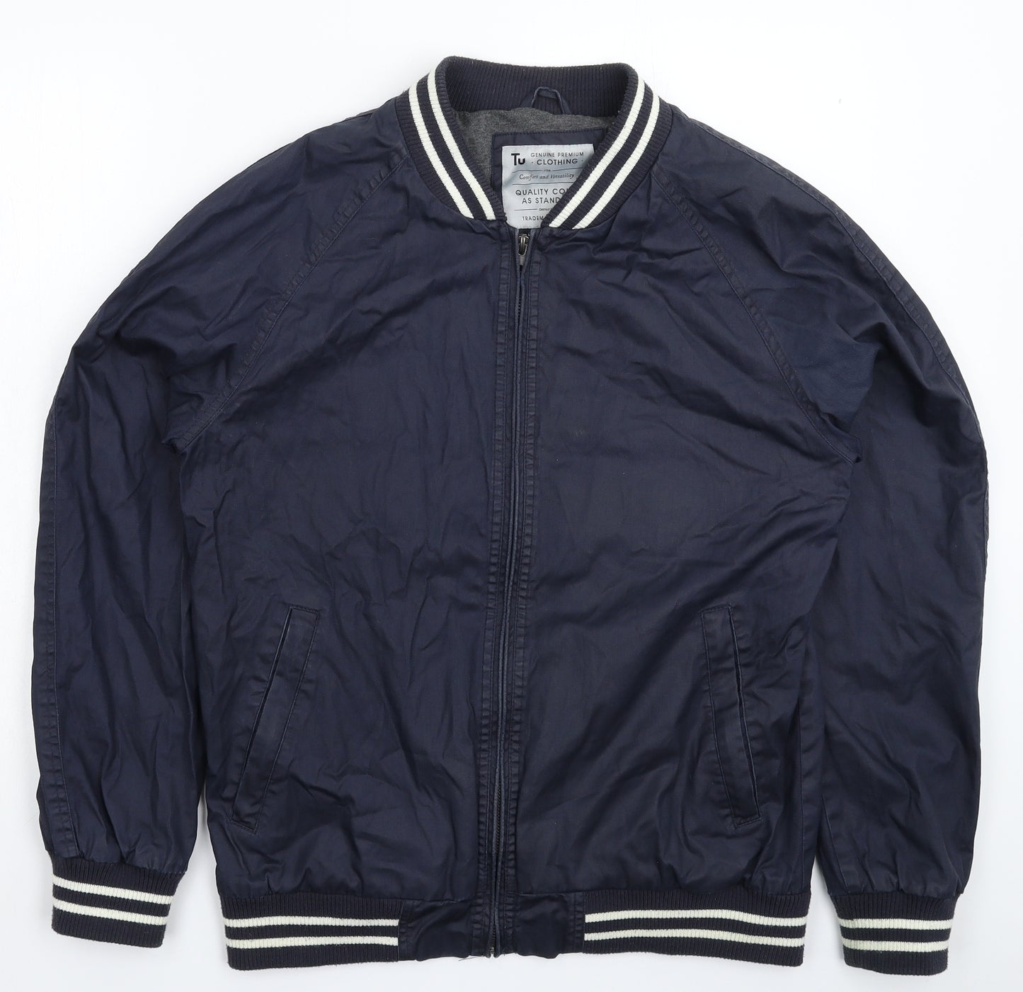 TU Mens Blue   Jacket  Size M