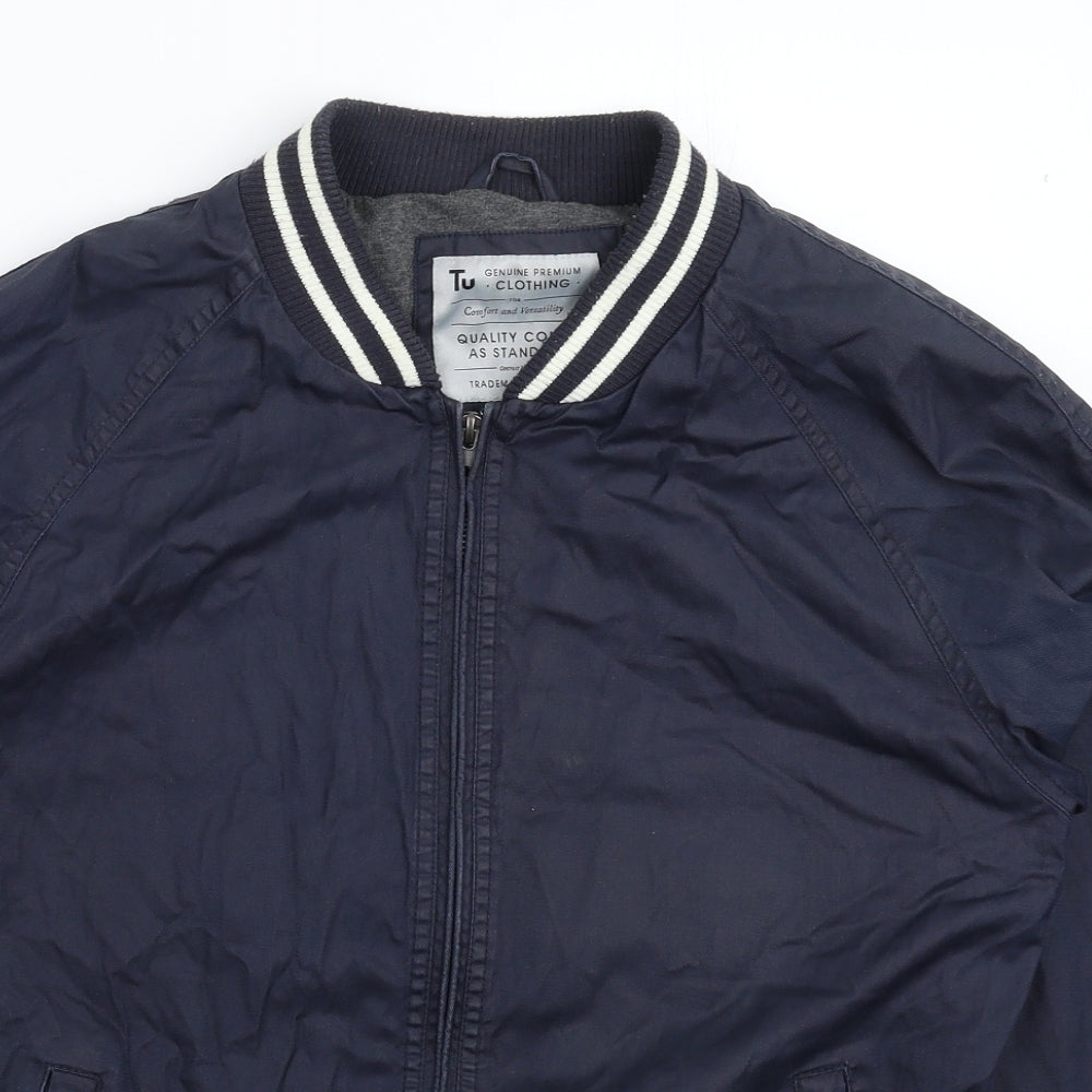 TU Mens Blue   Jacket  Size M
