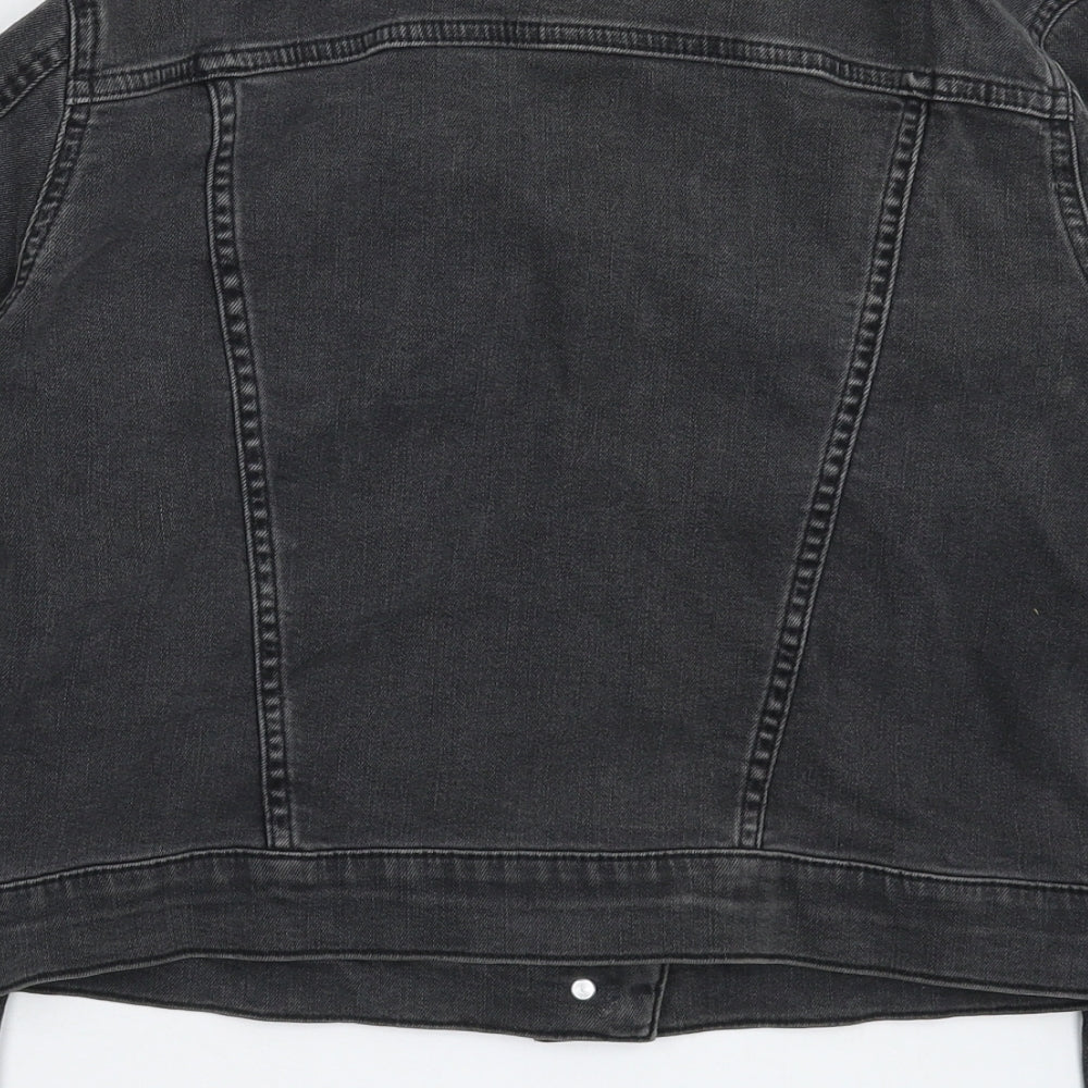 ASOS Womens Grey  Denim Jacket  Size 14