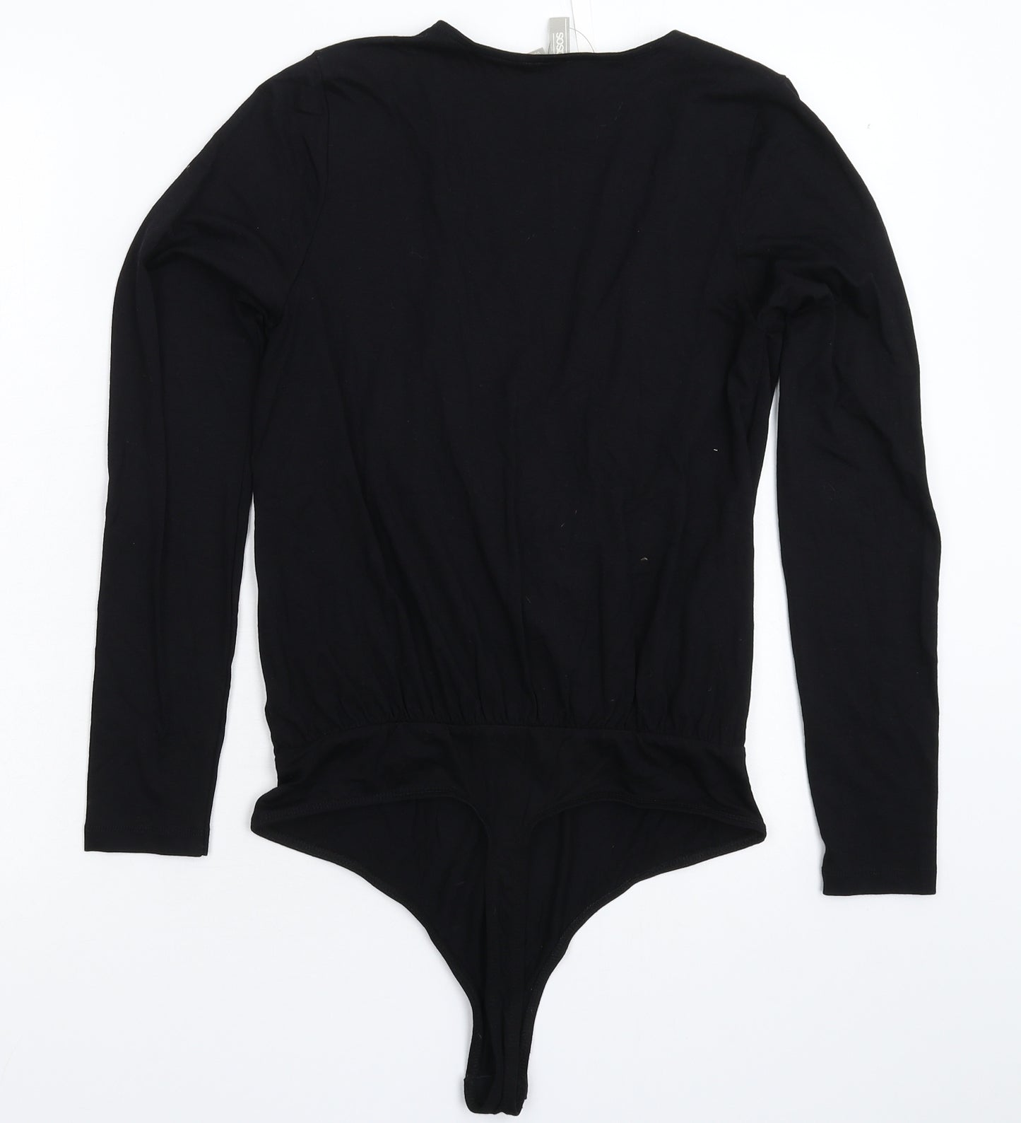 ASOS Womens Black   Bodysuit One-Piece Size 10