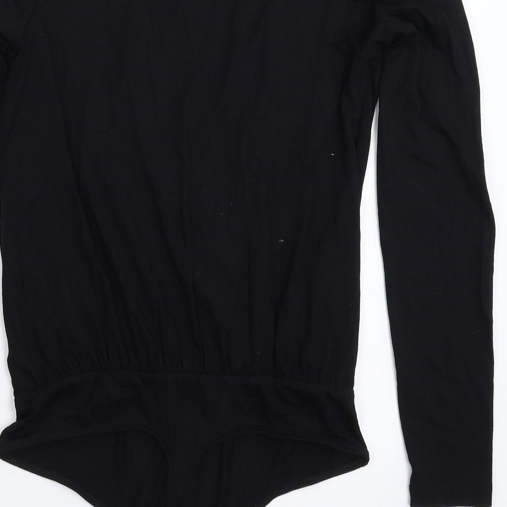 ASOS Womens Black   Bodysuit One-Piece Size 10