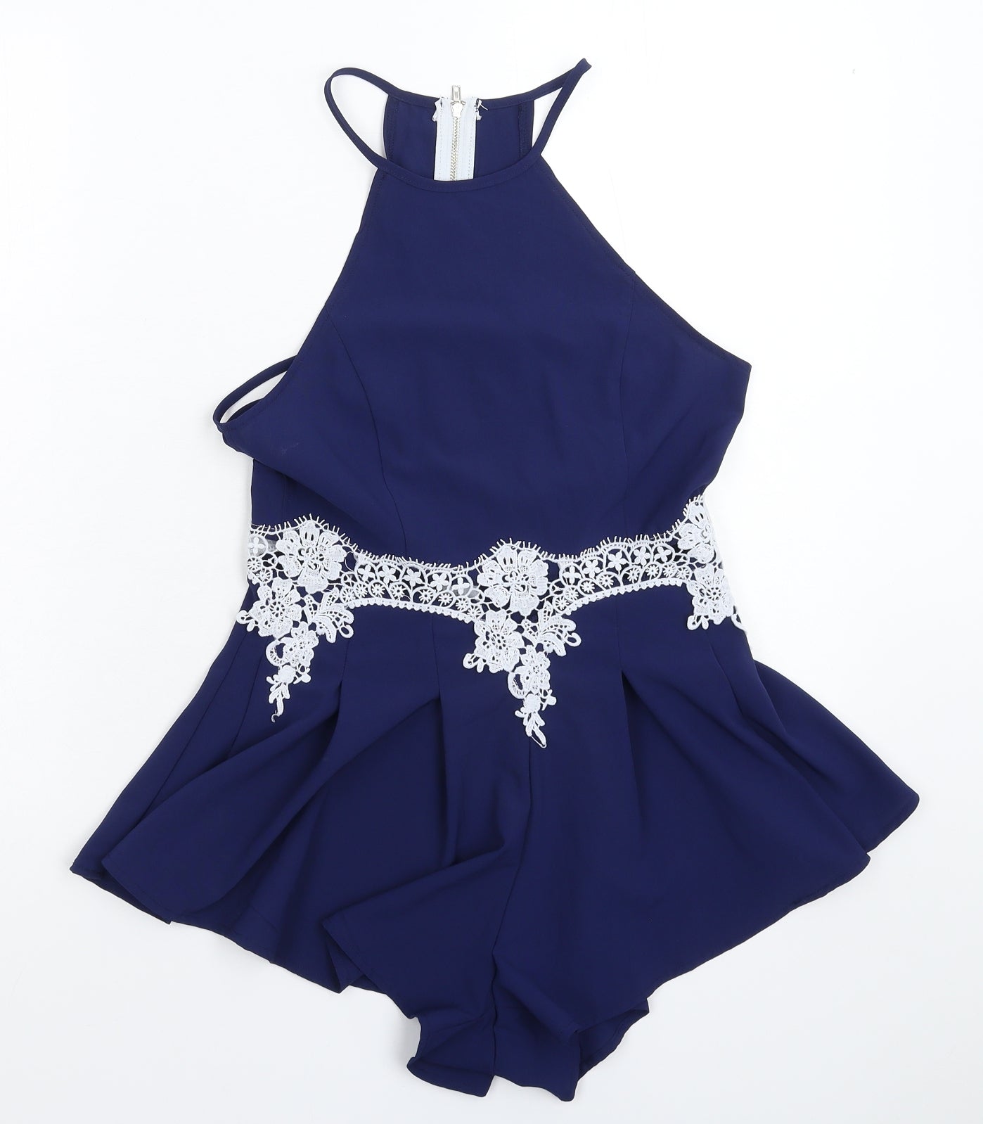 Yoins Womens Blue   Jumpsuit One-Piece Size 8 L3 in