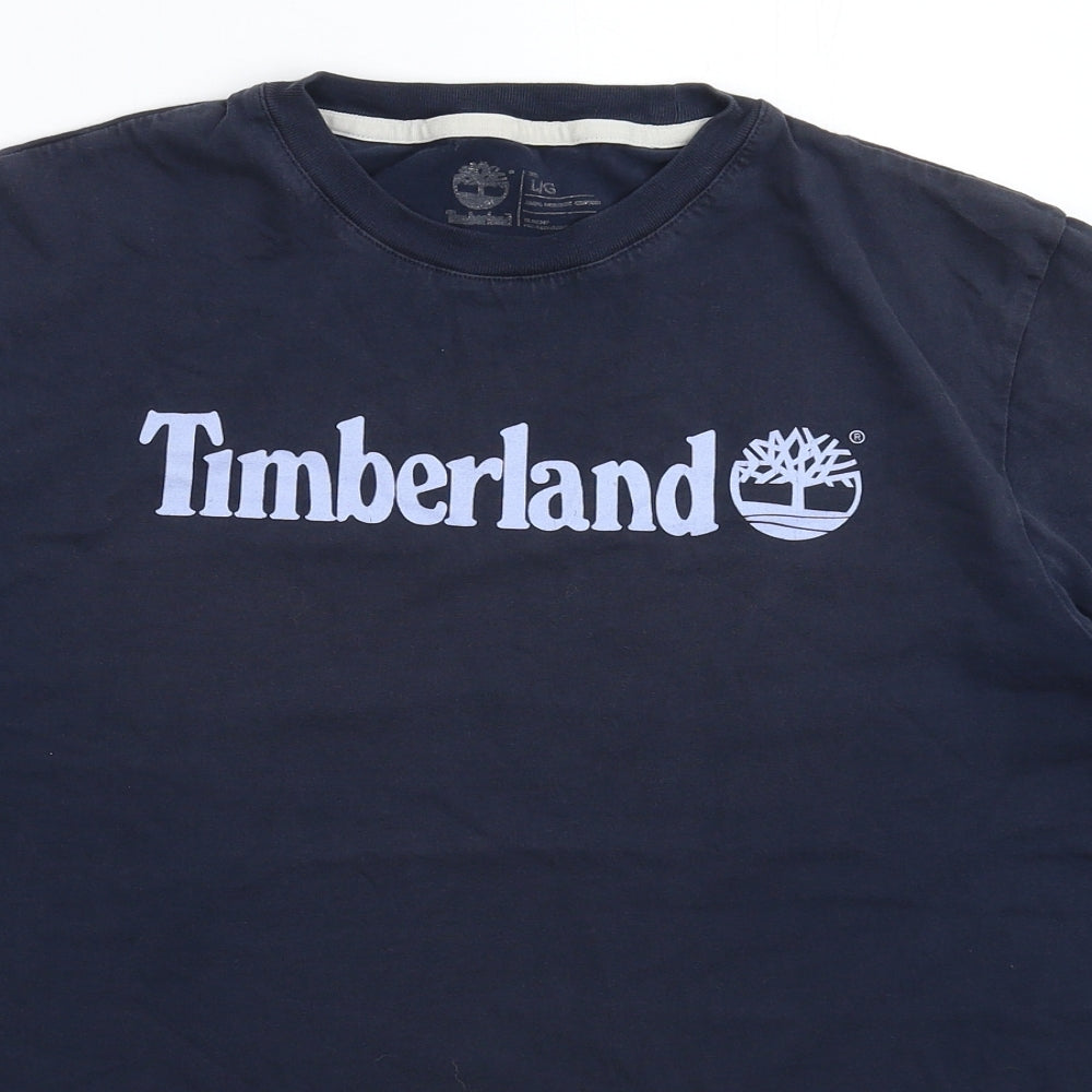 Timberland Mens Blue    T-Shirt Size L
