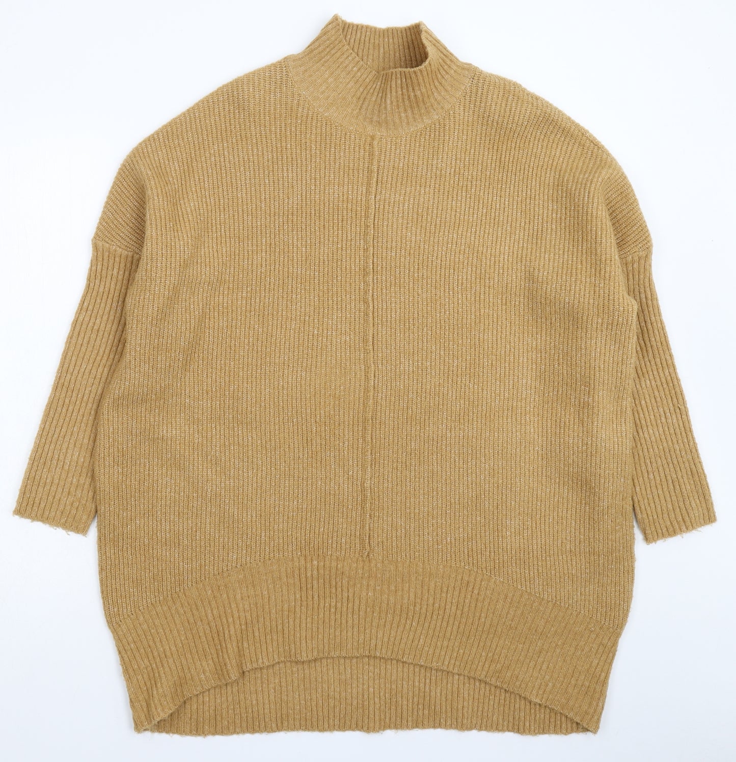 M&Co Womens Beige  Knit Jumper Dress  Size M  - Oversized