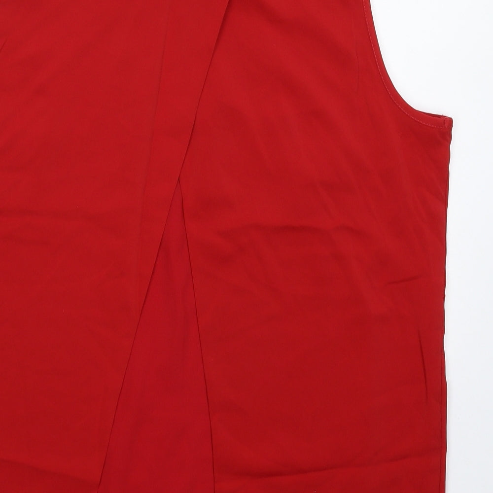 Dorothy Perkins Womens Red   Basic Tank Size 18