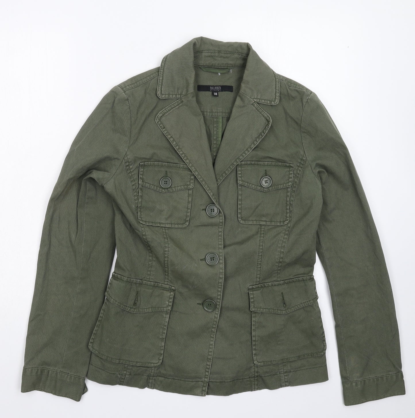 Hallhuber Womens Green   Jacket Blazer Size 10
