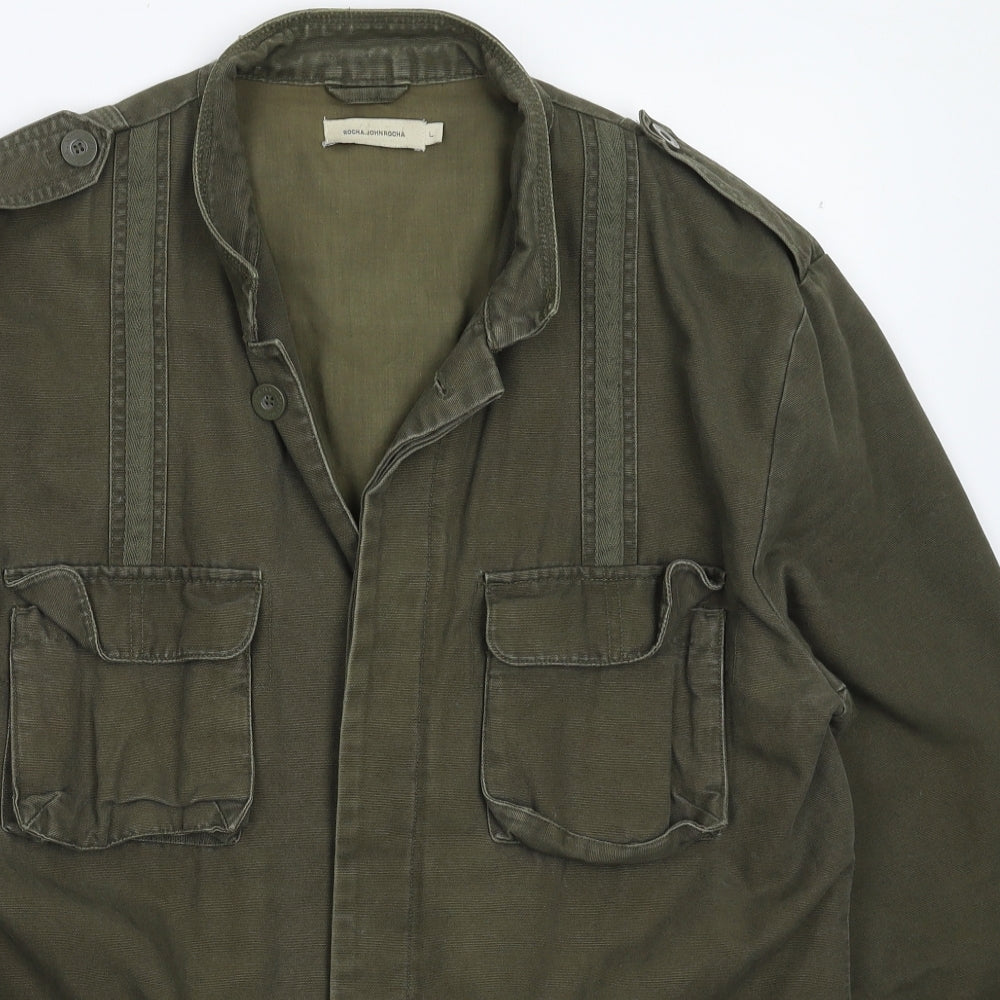 RJR.John Rocha Mens Green   Jacket  Size L