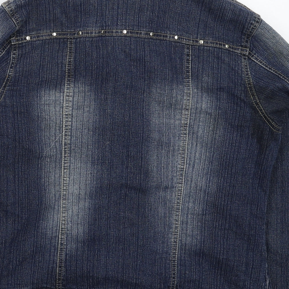 BF Collection Womens Blue  Denim Jacket  Size 14