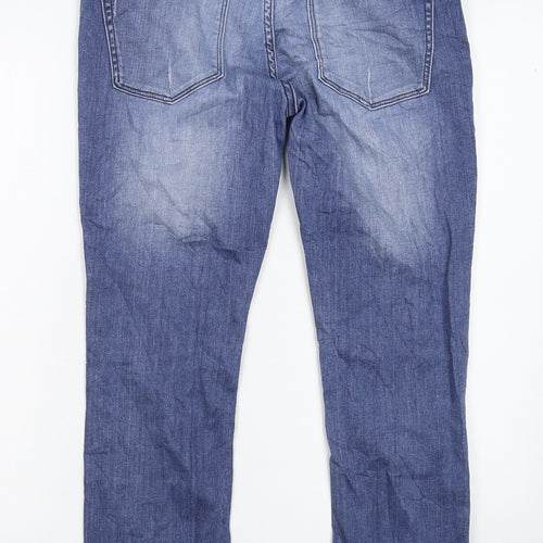 H&M Womens Blue  Denim Skinny Jeans Size 33 in L27 in