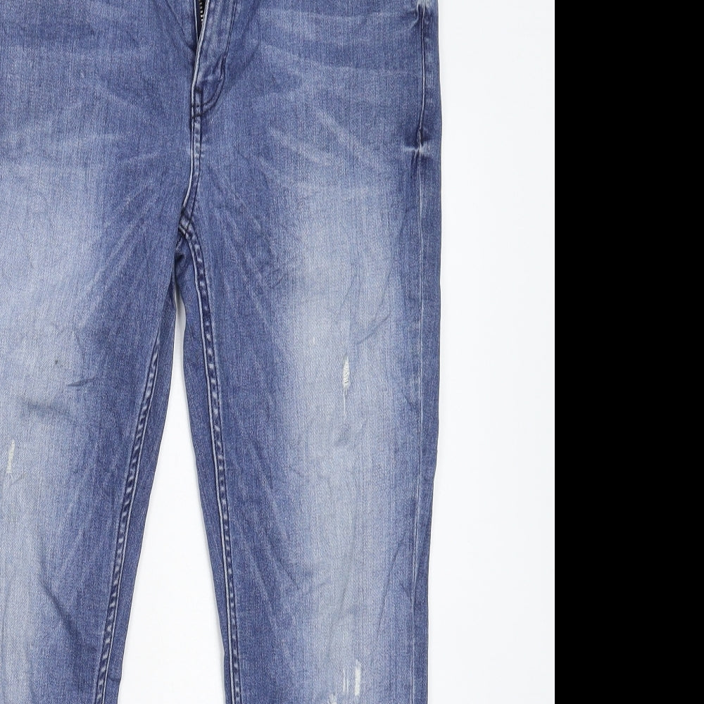 H&M Womens Blue  Denim Skinny Jeans Size 33 in L27 in