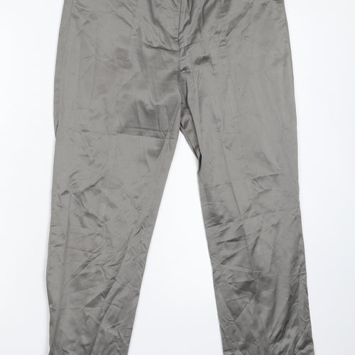 Caterina Womens Grey   Trousers  Size 28 in L26 in