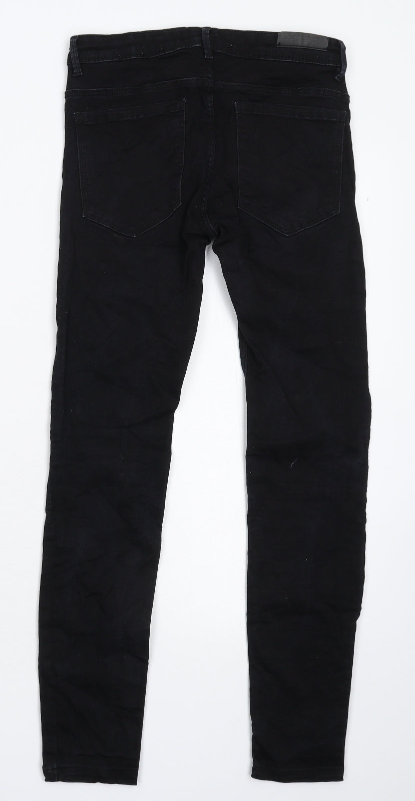 Zara Womens Black  Denim Skinny Jeans Size 8 L26 in