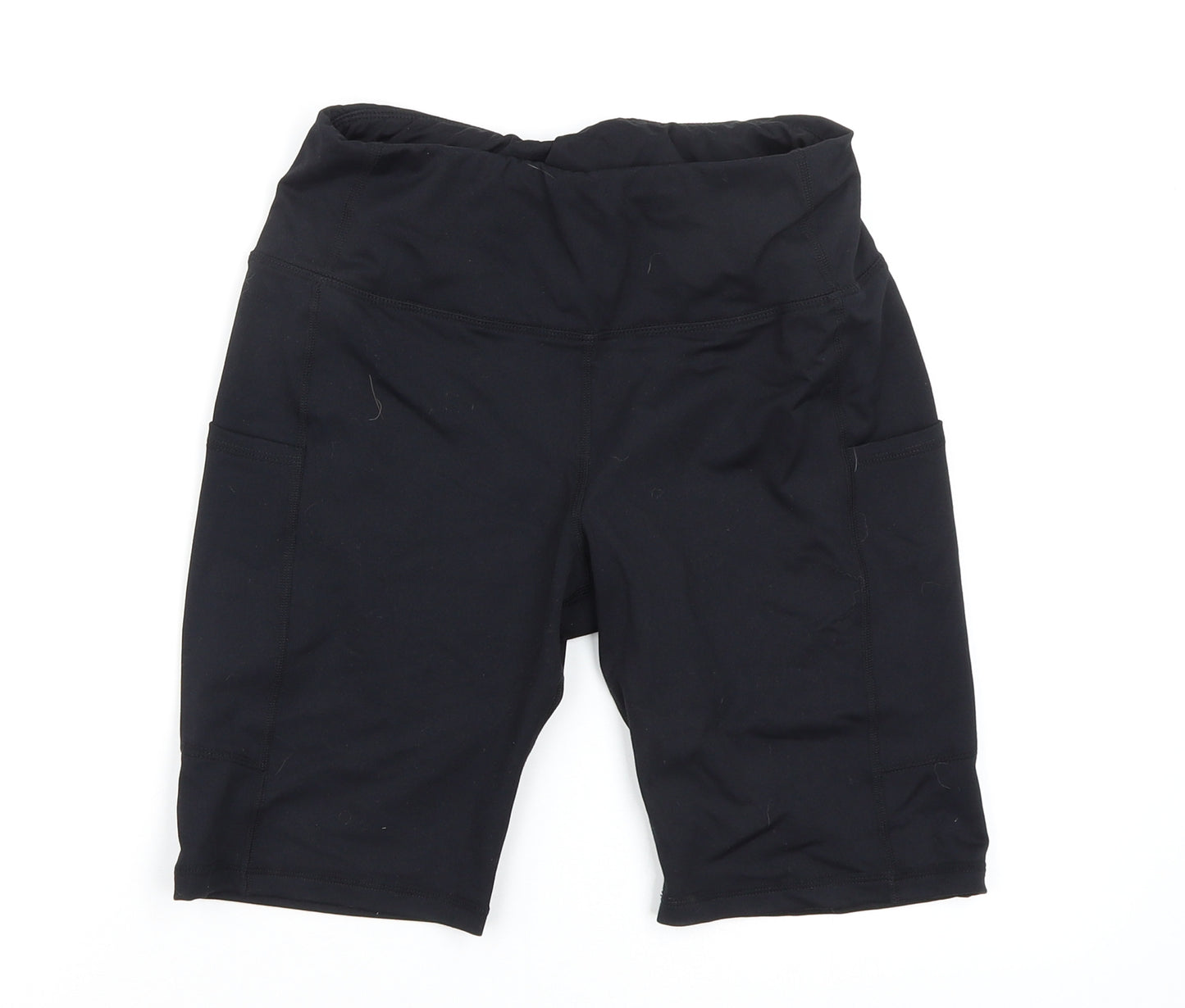 Preworn Mens Black   Sweat Shorts Size L - Stretch waistband