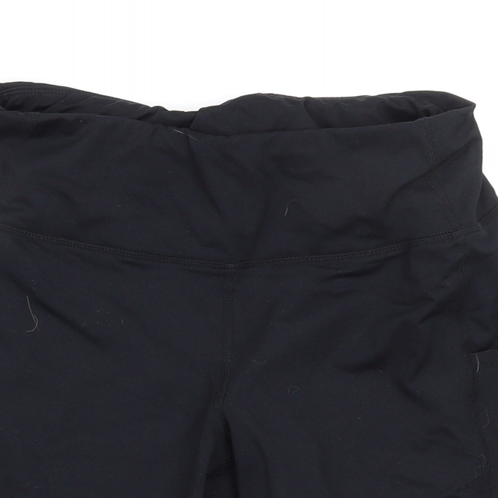 Preworn Mens Black   Sweat Shorts Size L - Stretch waistband
