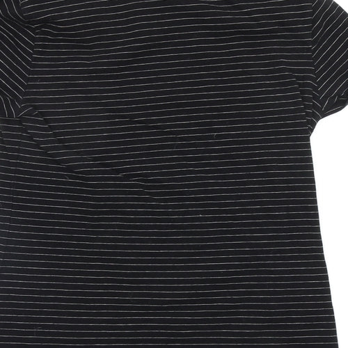 H&M Womens Multicoloured Striped  Basic T-Shirt Size M