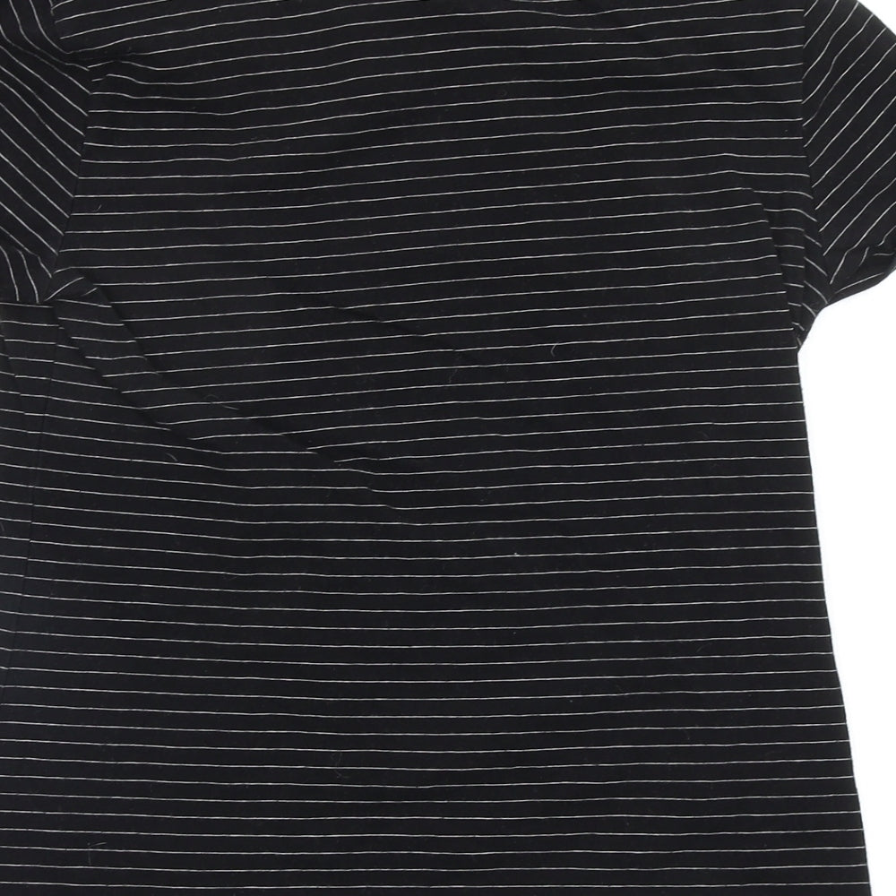 H&M Womens Multicoloured Striped  Basic T-Shirt Size M