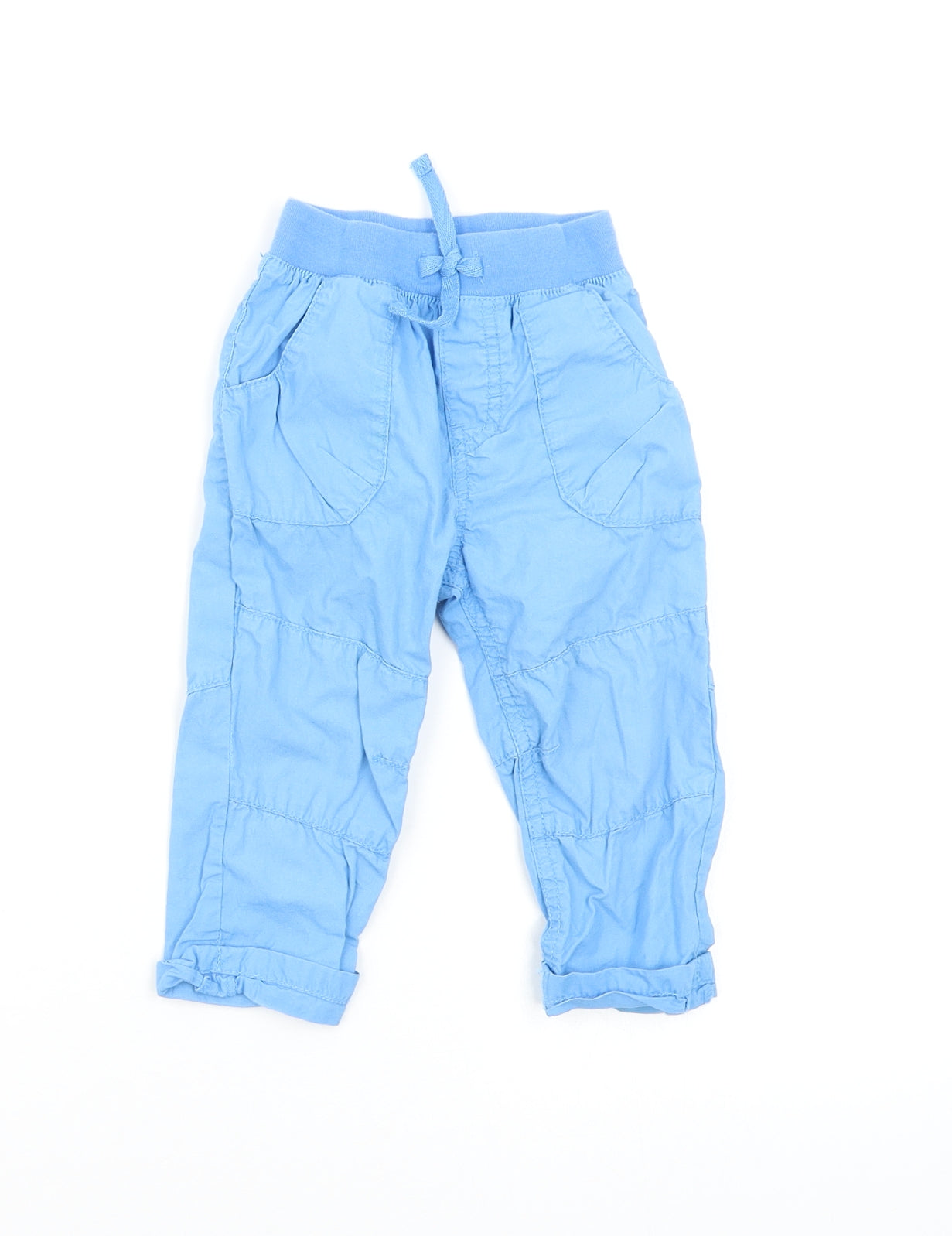 TU Boys Blue   Cargo Trousers Size 12-18 Months
