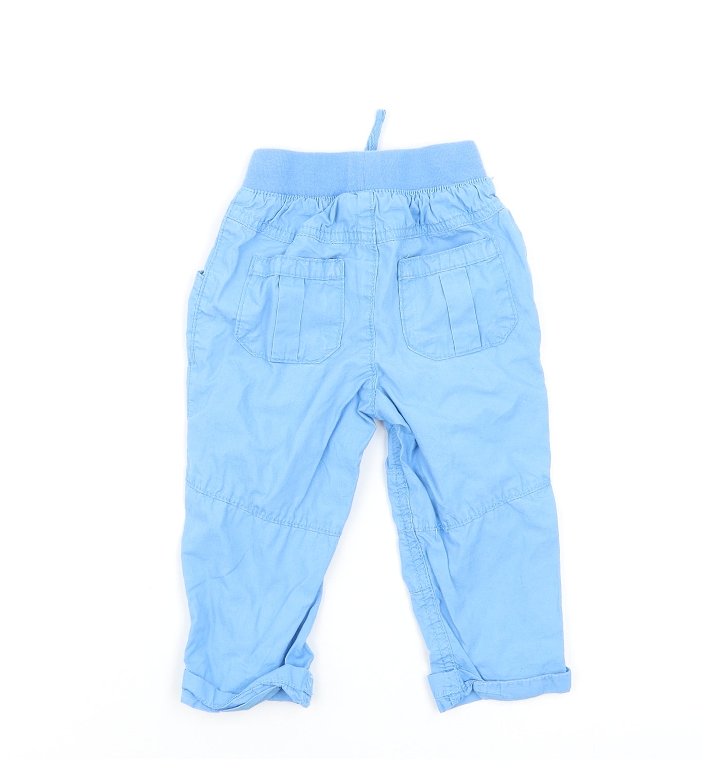 TU Boys Blue   Cargo Trousers Size 12-18 Months