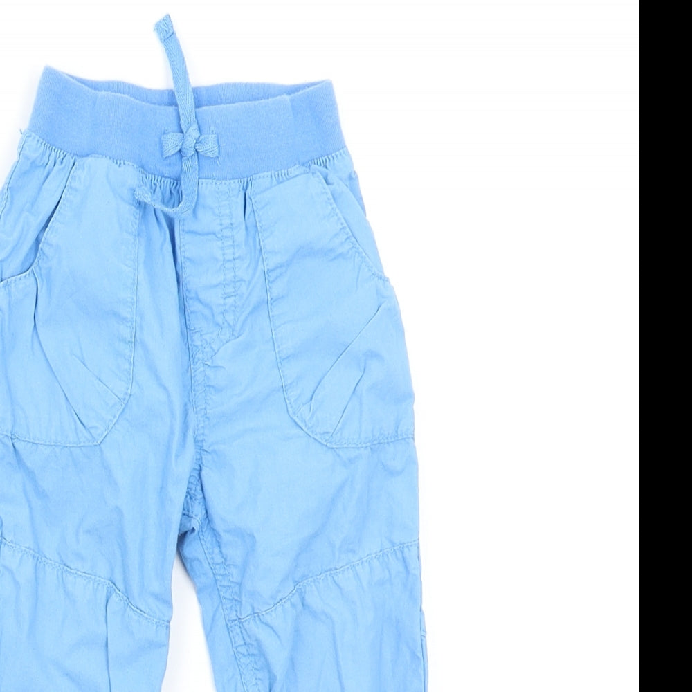 TU Boys Blue   Cargo Trousers Size 12-18 Months