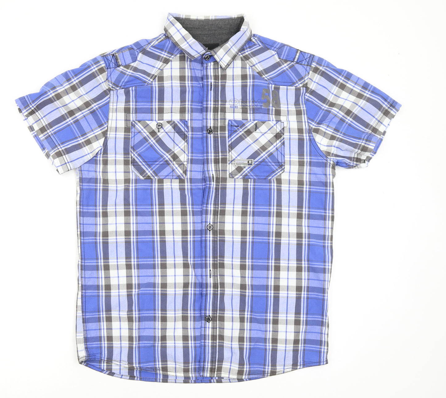 Cedar Wood State Mens Multicoloured Check   Button-Up Size L