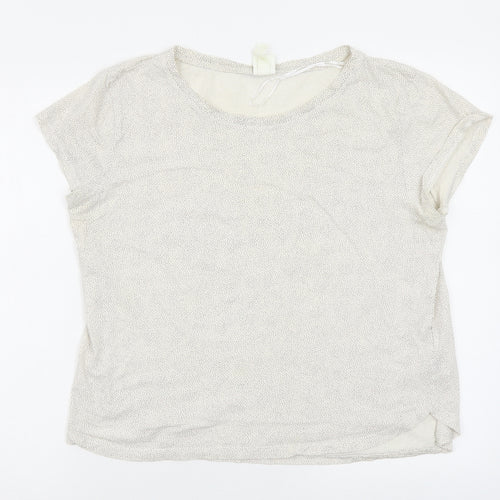 H&M Womens Multicoloured Polka Dot  Basic T-Shirt Size M