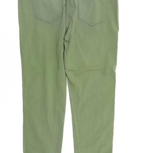 TRU Womens Green   Jegging Trousers Size 12 L31 in - Stretch waistband